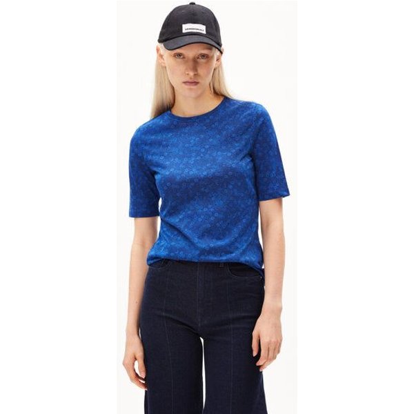 ARMEDANGELS DONAAJI MILLES FLEURS - Damen T-Shirt Slim Fit aus Bio-Baumwolle