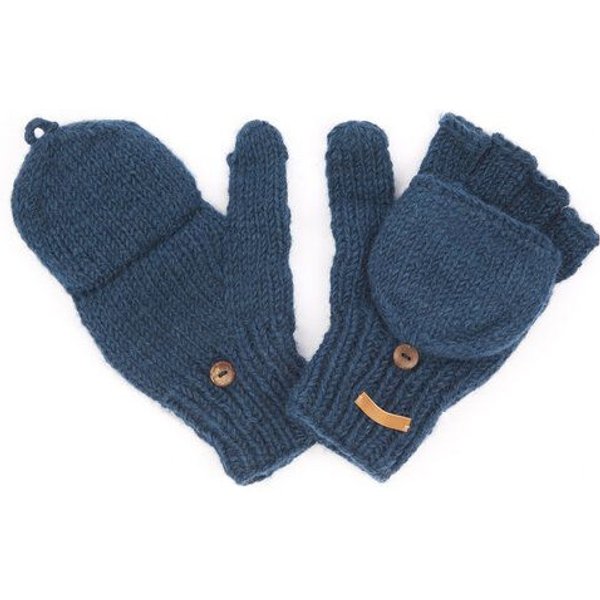 short'n'pietz Schurwollhandschuhe, handgestrickt