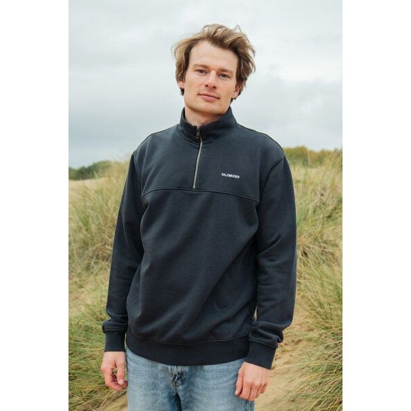 KNUT – Half-Zip Sweater (Unisex) aus 100% Bio-Baumwolle (GOTS) von SALZWASSER