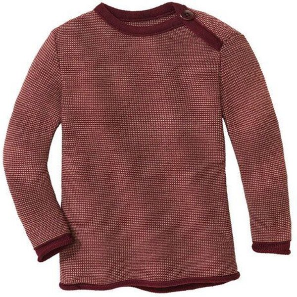 Disana Melange-Pullover bio Merinowolle