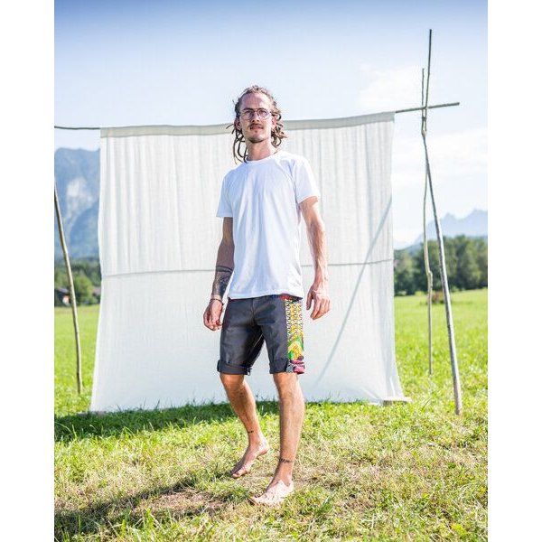 JUAdesign Kletter- und Wander Short - OCEAN SHORT Herren, lebhaft, farbenfroh, vielseitig