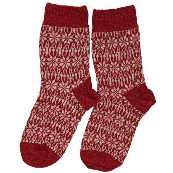 hirsch natur Feinstrick Norweger Socken bio Schurwolle Kinder