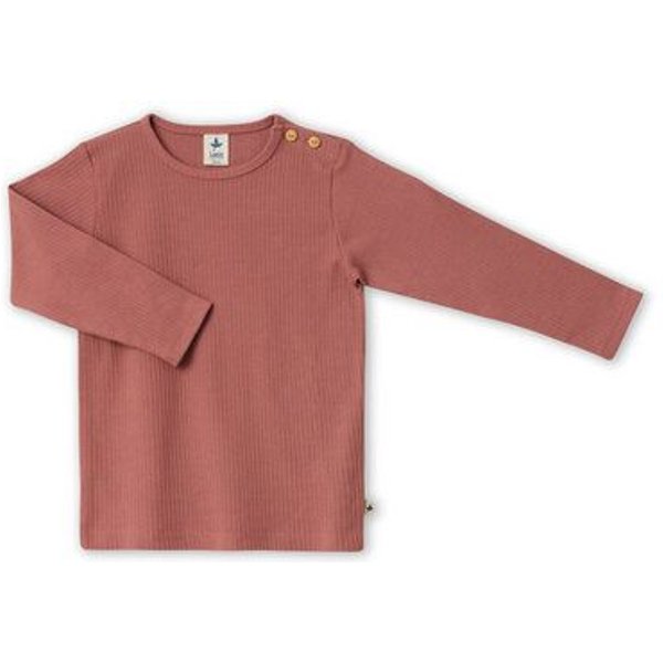 Leela Cotton Kinder Ripp Langarmshirt aus 100% kba-Baumwolle - Feine Ripp Struktur 2068