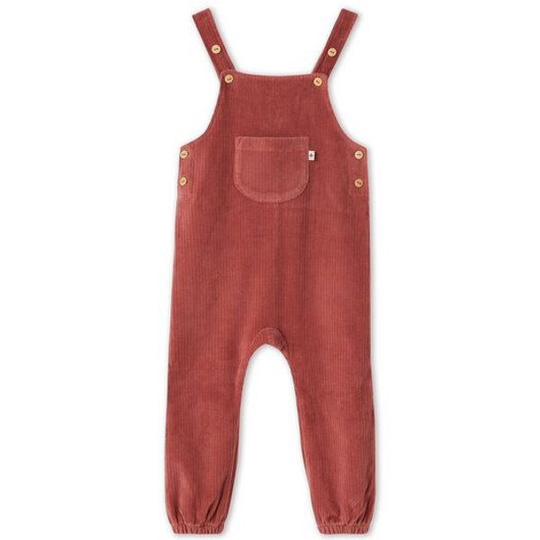 Leela Cotton Kinder Latzhose aus 100% kbA-Baumwolle - Feiner Cordstoff Overall 2444