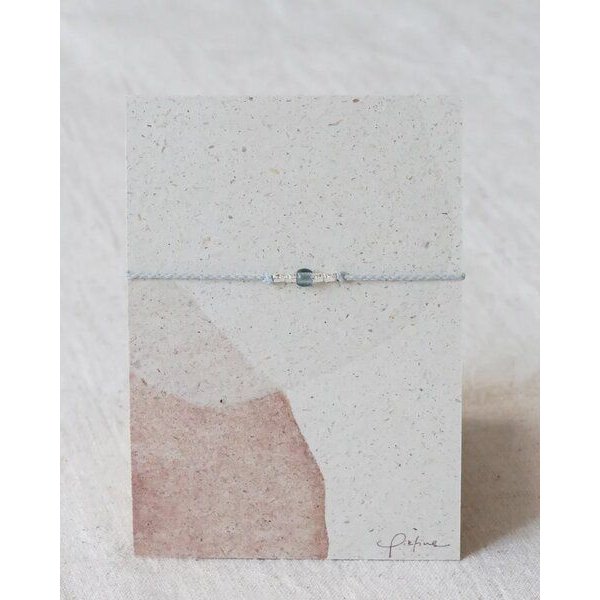 pikfine Glasperlen Armband "Nila" // silber oder vergoldet