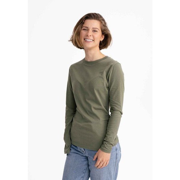 MELA Basic Langarmshirt Style DHIVYA aus 100% Bio-Baumwolle