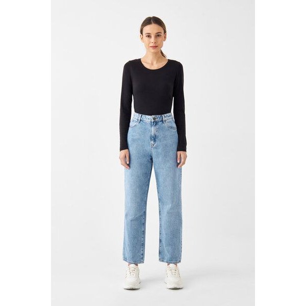 Damen Jeans Wide Straight Non-Stretch DAWN Bio-Baumwolle