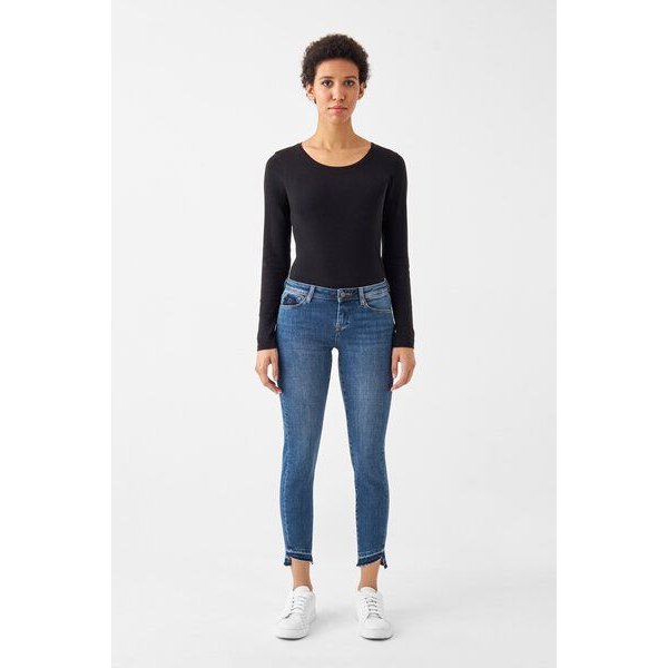 Damen Jeans MID SUN Slim Design Details DAWN Bio-Baumwolle