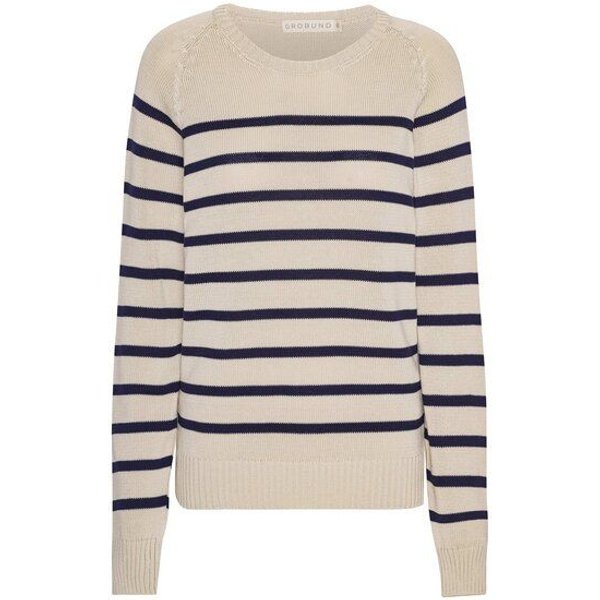 GROBUND Der Strickpullover Helga - GOTS zertifiziert aus 100% Bio-Baumwolle