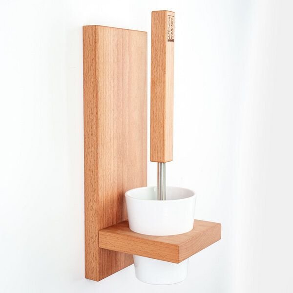 Woodkopf Toilettenbürstenhalter LARA aus Holz