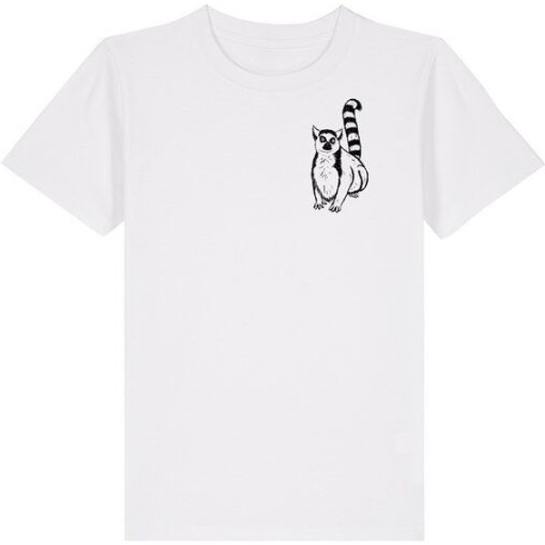 Spangeltangel Kinder-T-Shirt "Lemuren", Biobaumwolle, Affe, Kurzarm