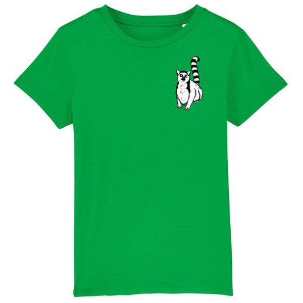 Spangeltangel Kinder-T-Shirt "Lemuren", Biobaumwolle, Affe, Kurzarm