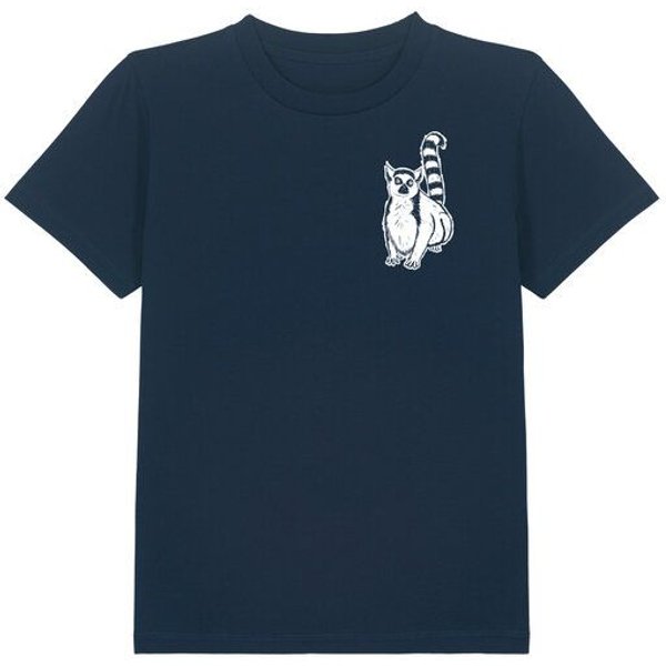 Spangeltangel Kinder-T-Shirt "Lemuren", Biobaumwolle, Affe, Kurzarm