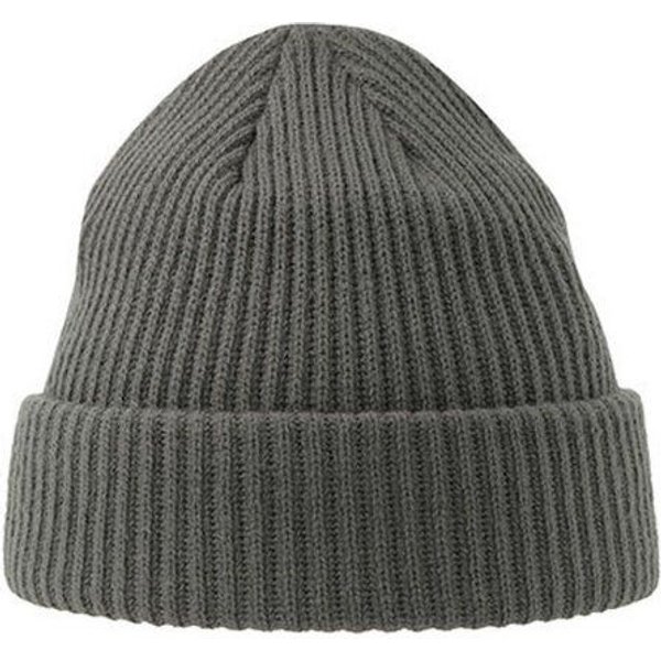 Atlantis Headwear Beanie Atmungsaktive Ripp-Strick-Mütze mit Bündchen