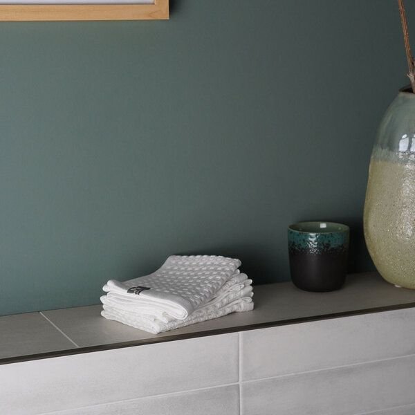 AGA.PIE Waschlappen-Set aus Lyocell aus Bambuscellulose mit Bio-Baumwolle - 30x30 cm - 4 Stk.