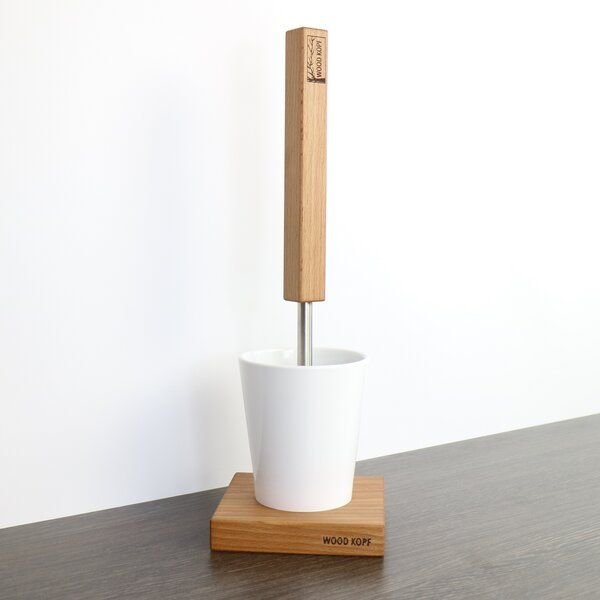 Woodkopf Toilettenbürstenhalter LINA aus Holz