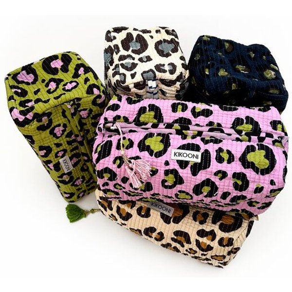KIKOONI handgefertigte Kosmetiktasche "Oh Leo"