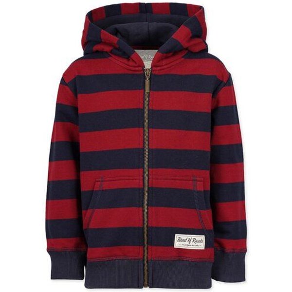 Band of Rascals Striped Zip Hooded