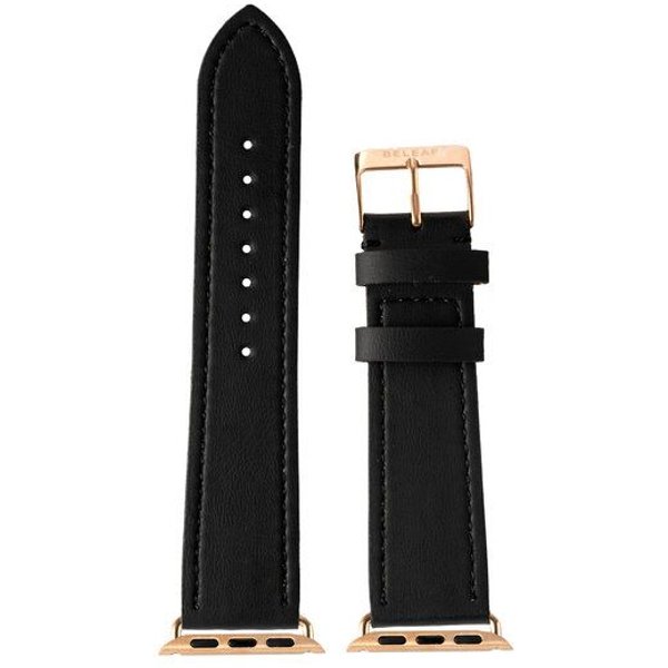 BELEAF "APPLE WATCH STRAP CACTUS" - veganes Uhren-Armband aus Kaktusleder schwarz