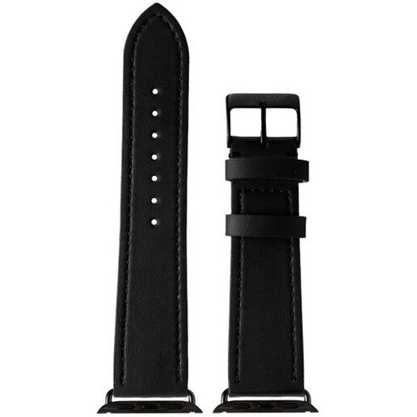 BELEAF "APPLE WATCH STRAP CACTUS" - veganes Uhren-Armband aus Kaktusleder schwarz