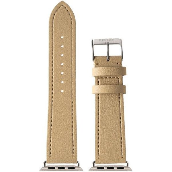 BELEAF "APPLE WATCH STRAP CACTUS" - veganes Uhren-Armband aus Kaktusleder beige