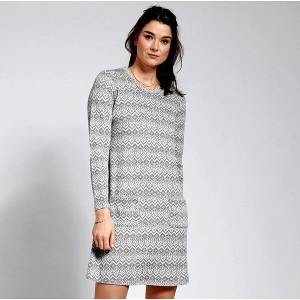 Kokon Zwo Strickkleid mit Taschen 60% Merinowolle (kbT)