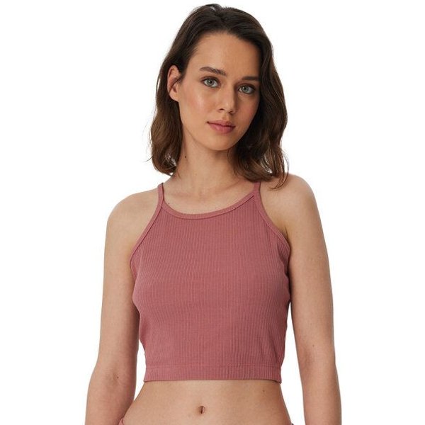 Leela Cotton Damen Ripp Crop Top Bio-Baumwolle