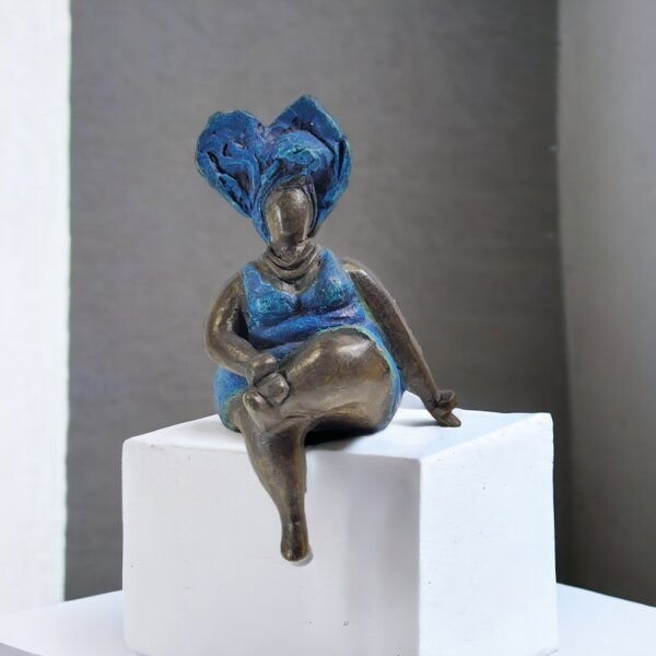 Moogoo Creative Africa Bronze-Skulptur "Bobaraba Yolanda" Unikate by Hamidou | handgemacht