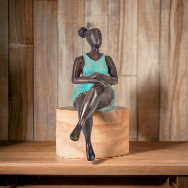 Moogoo Creative Africa Bronze-Skulptur "Bobaraba Awa" by Alain Soré | 20cm 800g | verschiedene Farben