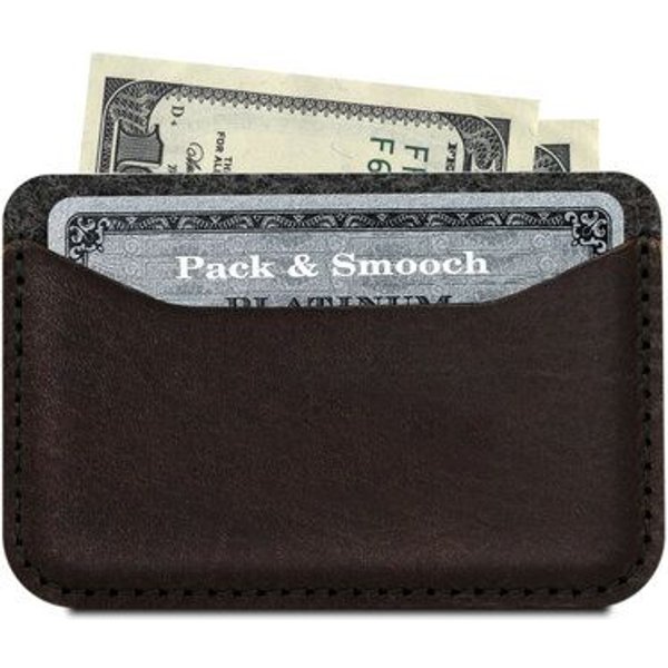 Pack & Smooch Kartenetui, Kartenmäppchen KESWICK 100% Wollfilz (Mulesing-frei), Leder