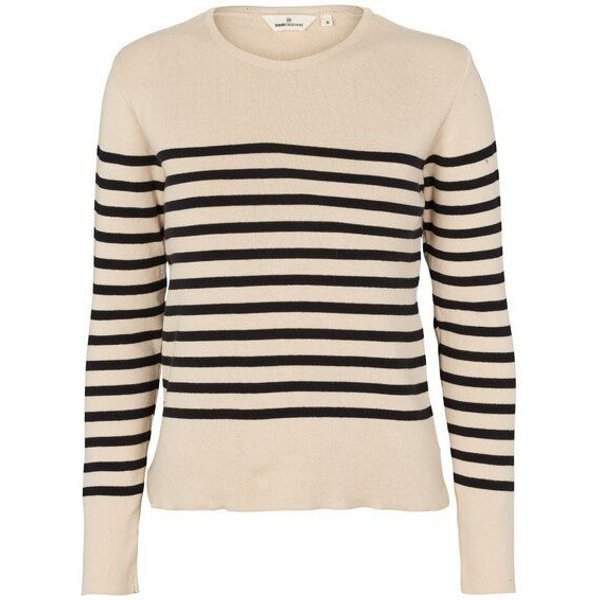 Basic Apparel Gestreiftes Langarmshirt aus Bio-Baumwolle