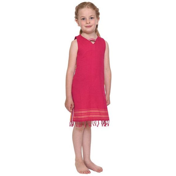 Africulture Mädchen Kleid Kikoy
