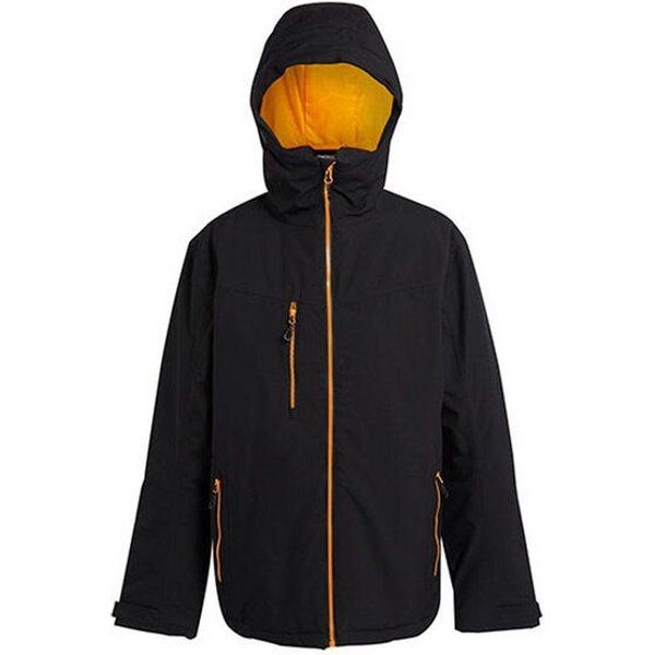 Regatta Professional Herren Wasserdichte gefütterte Softshelljacke mit Kapuze Recycled kontrastfarbene Reißverschlüsse