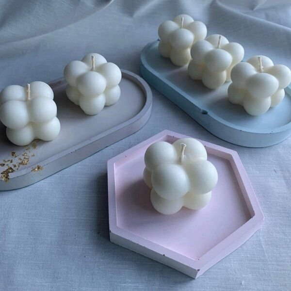 My Milky Candle Mini Bubble Kerze aus Rapswachs