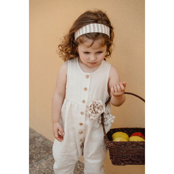 PETER JO Overall Sailor Sienna Cream Flower