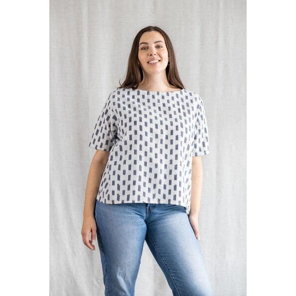 Jyoti - Fair Works Baumwoll Shirt Sarala Ikat