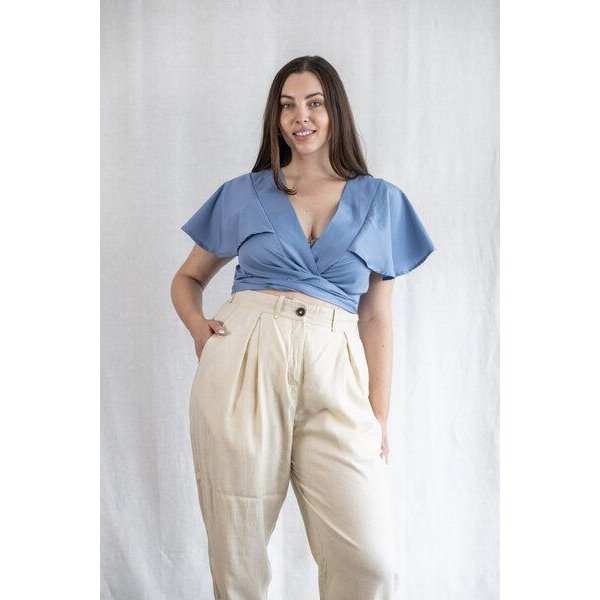 Jyoti - Fair Works Baumwoll Wickelbluse Neeraj