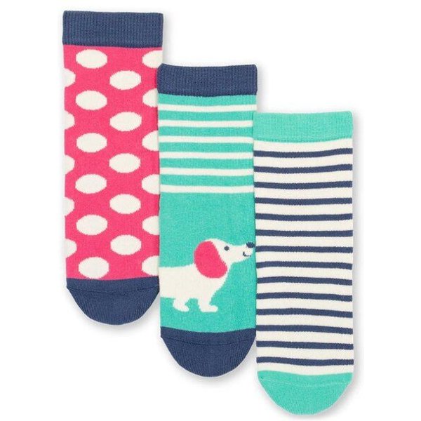 Kite Clothing Bunte Socken 3er-Pack aus Bio-Baumwolle