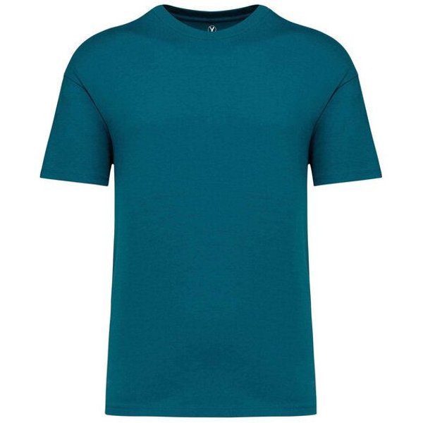 YTWOO Unisex-T-Shirt mit hängenden Schultern aus 100% Bio-Baumwolle