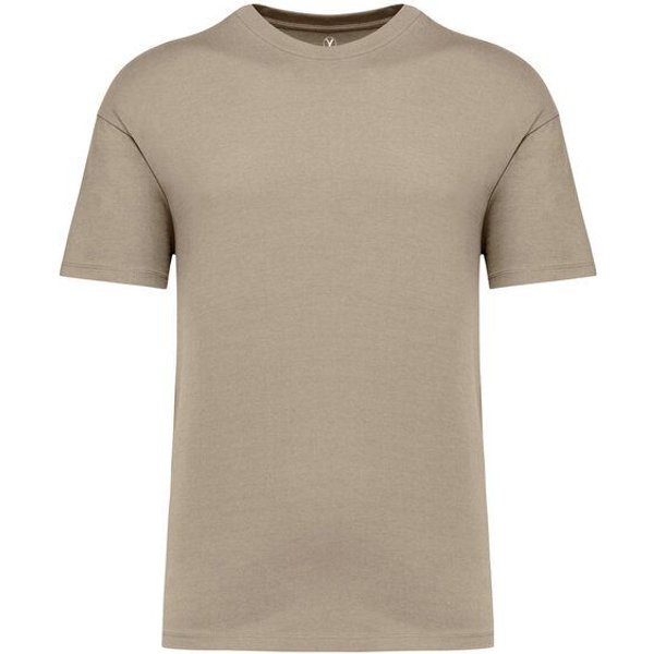 YTWOO Unisex-T-Shirt mit hängenden Schultern aus 100% Bio-Baumwolle