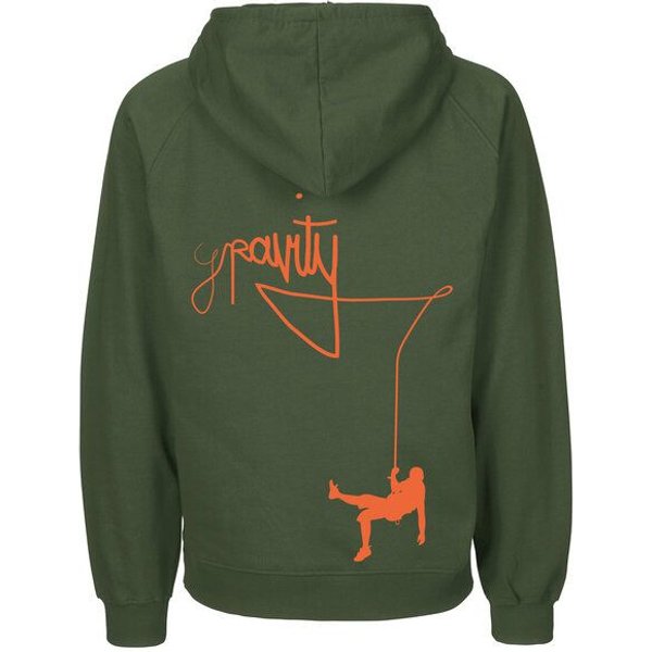 HANDGEDRUCKT "Gravity" Männer Hoody Neutral