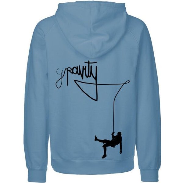 HANDGEDRUCKT "Gravity" Männer Hoody Neutral