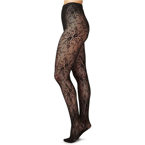 Swedish Stockings Spitzenstrumpfhose Rosa aus ECONYL®-Nylon