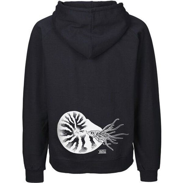 HANDGEDRUCKT "Nautilus" Männer Zip Hoody Neutral