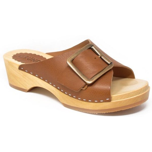 Grünbein Shoes Grünbein Holzclog-Pantolette Banu