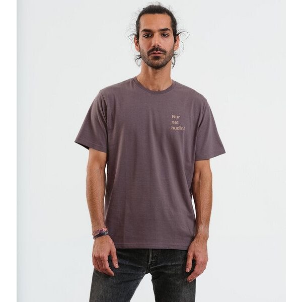GARY MASH T-Shirt Nur net hudln! aus Biobaumwolle