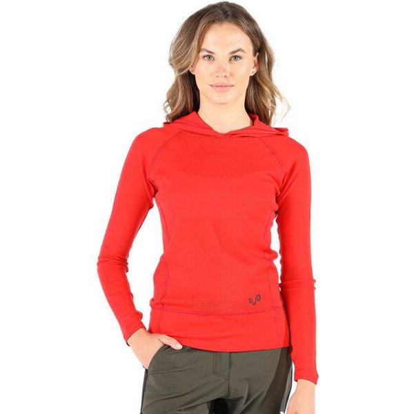 Woolona Langarm Hoodie - SONATRA - 100% Merinowolle