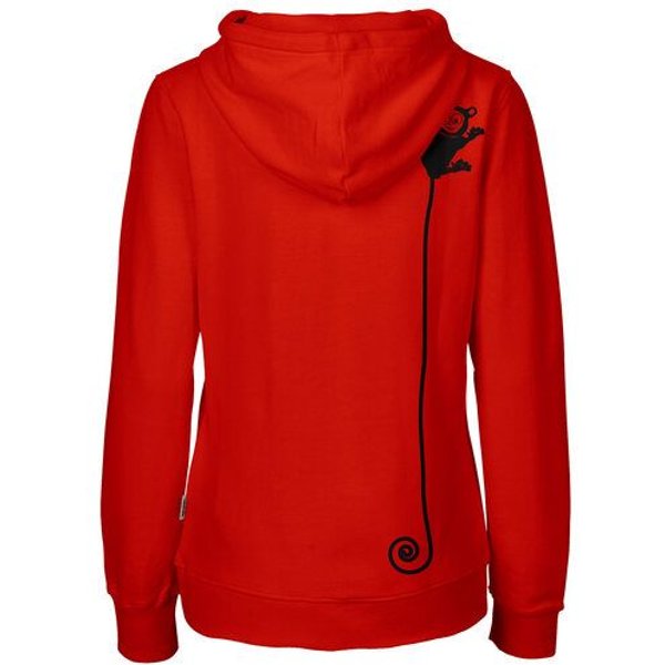 HANDGEDRUCKT "Teeny Weeny Goblin" Frauen Zip Hoody Neutral