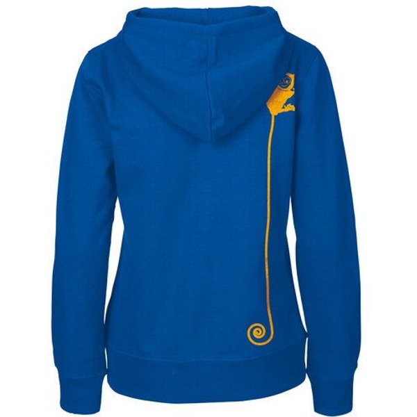 HANDGEDRUCKT "Teeny Weeny Goblin" Frauen Zip Hoody Neutral