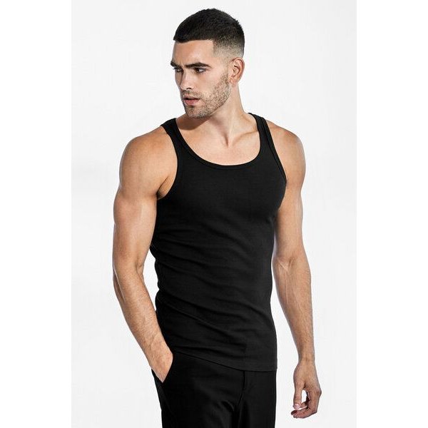 Bread & Boxers 2-Pack Tanktops RIBBED aus Bio-Baumwolle